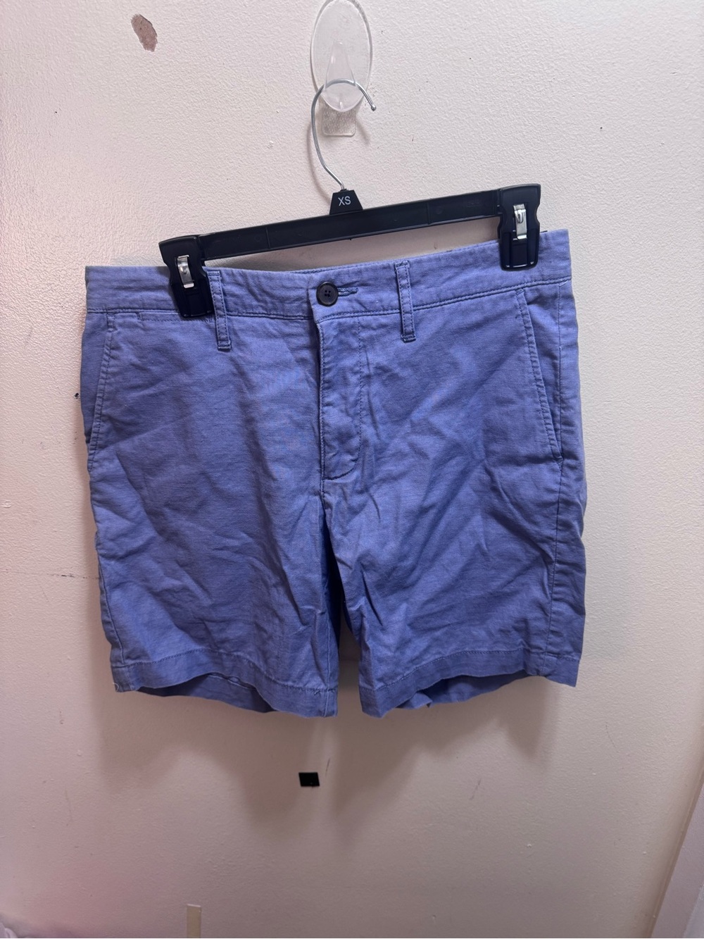 Men's goodthreads Casual linen/Cotton Blend Shorts - Blue size 30